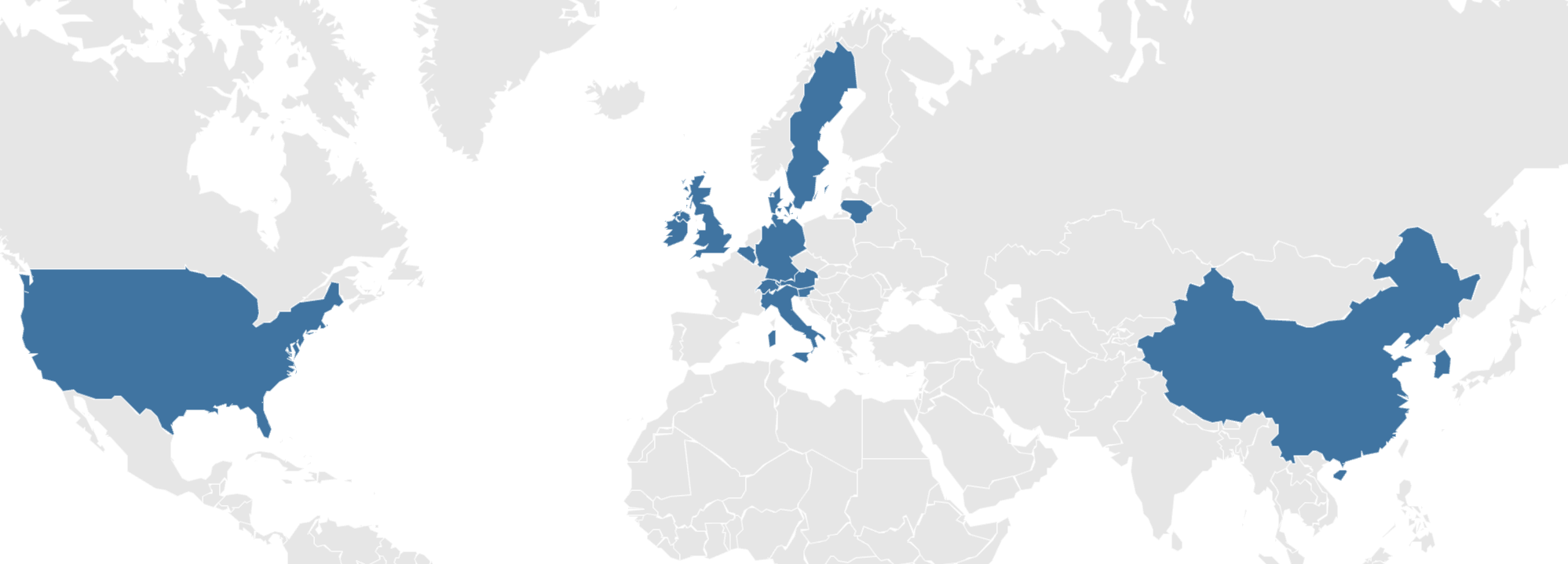 Countries with Peak Biotech Equipment